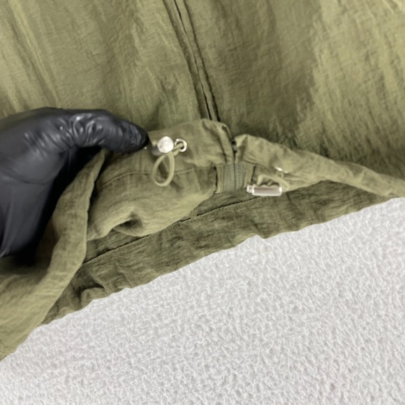 J. Jill Jacket Womens Size XL Green Full Zip‎ Long Sleeve Light Weight Mock Neck - Picture 6 of 16